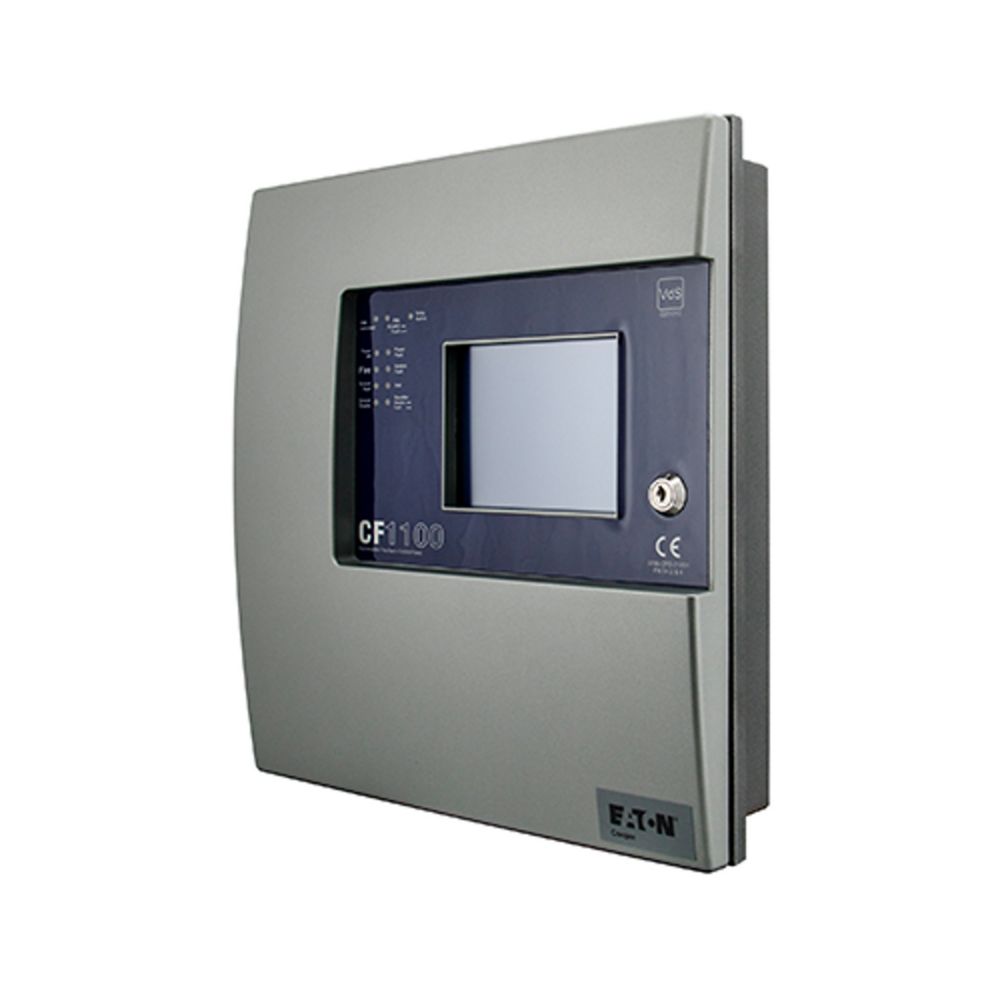 Cooper CF1100 1 loop adresli yangın alarm paneli (dokunmatik ekran)